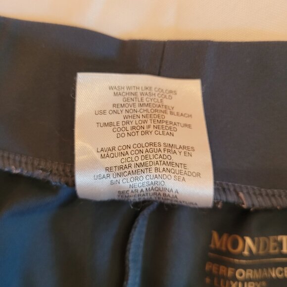 Mondetta Performance and Luxury Pintuck Pull-On Pants Dark Teal XL - Picture 10 of 10